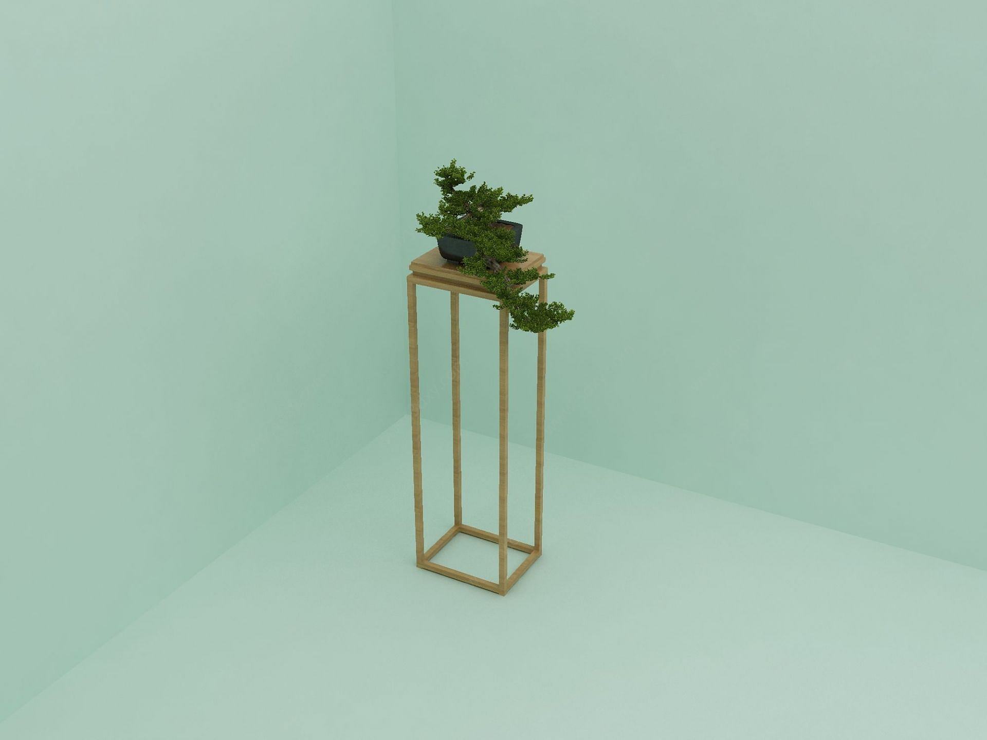 盆栽端景盆景3D模型