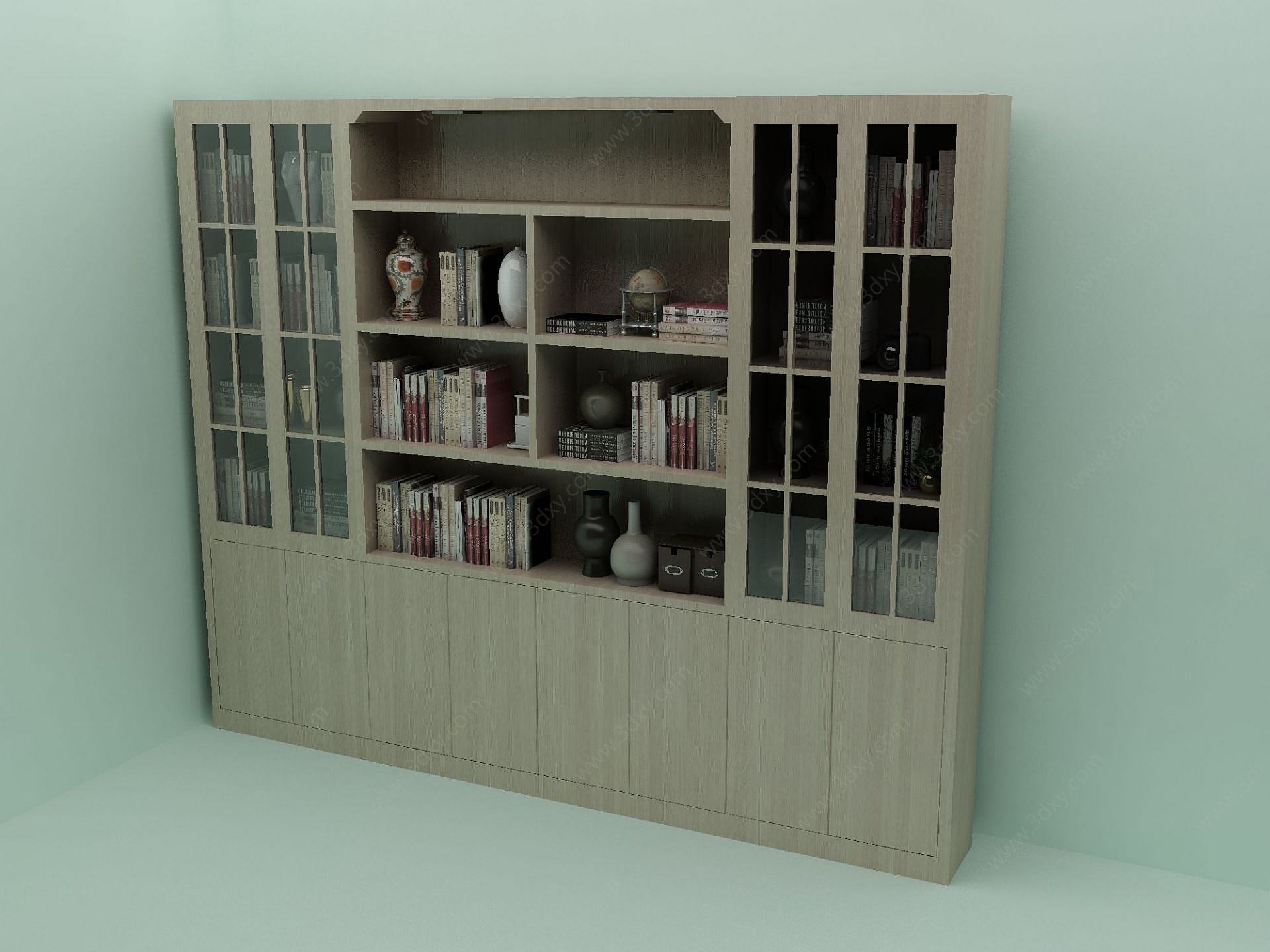 书柜3D模型