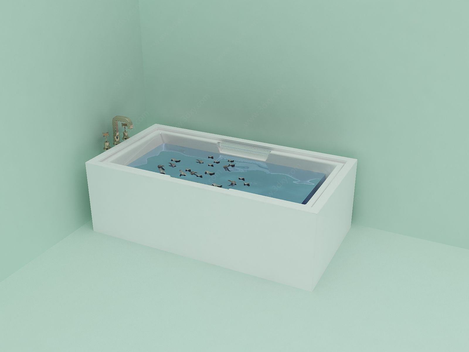 浴盆3D模型