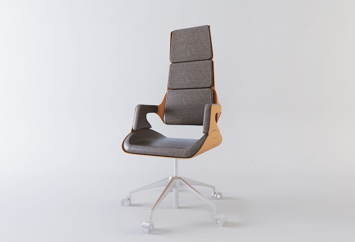 现代简约办公椅3D模型