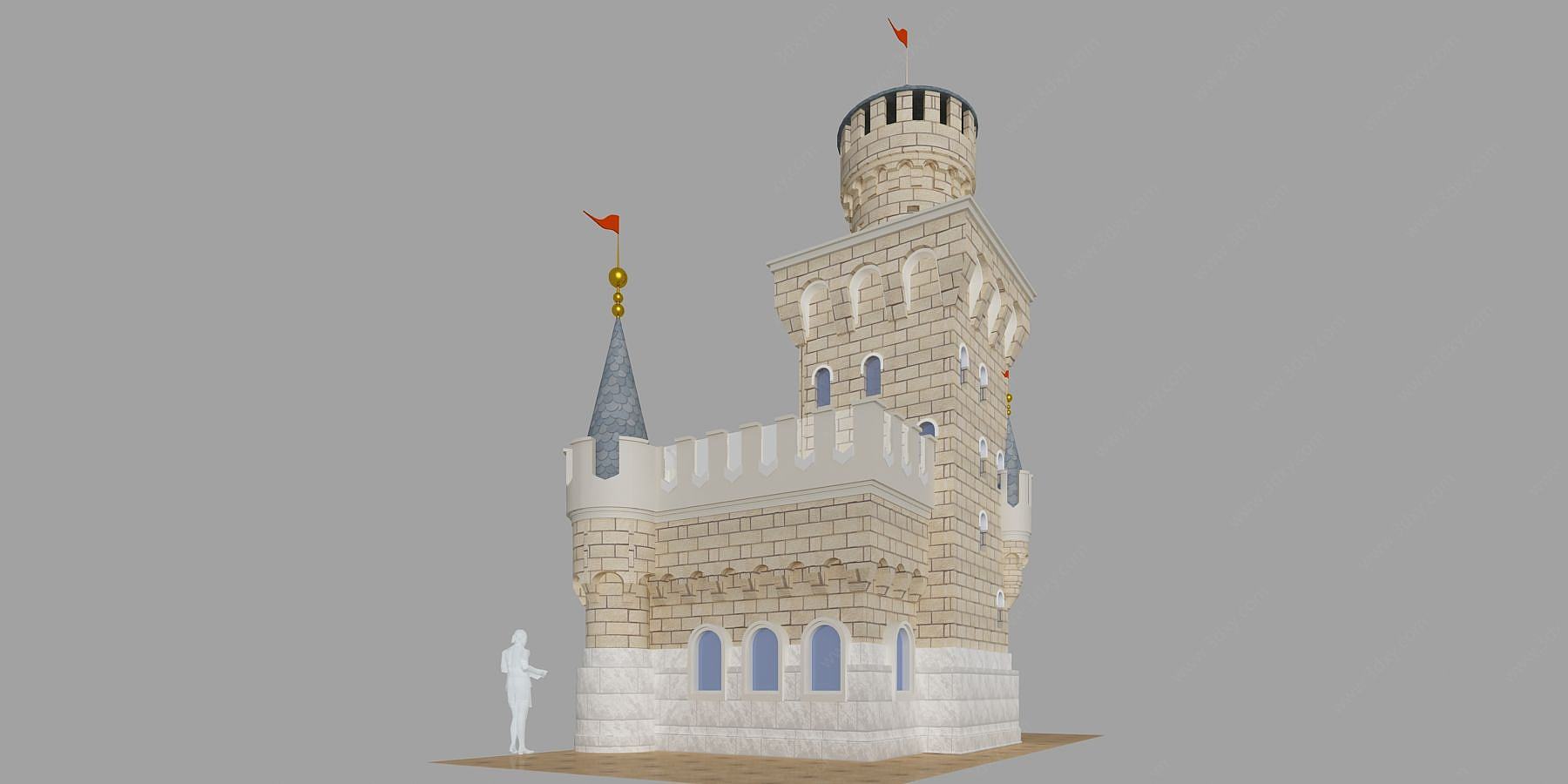 城堡3D模型
