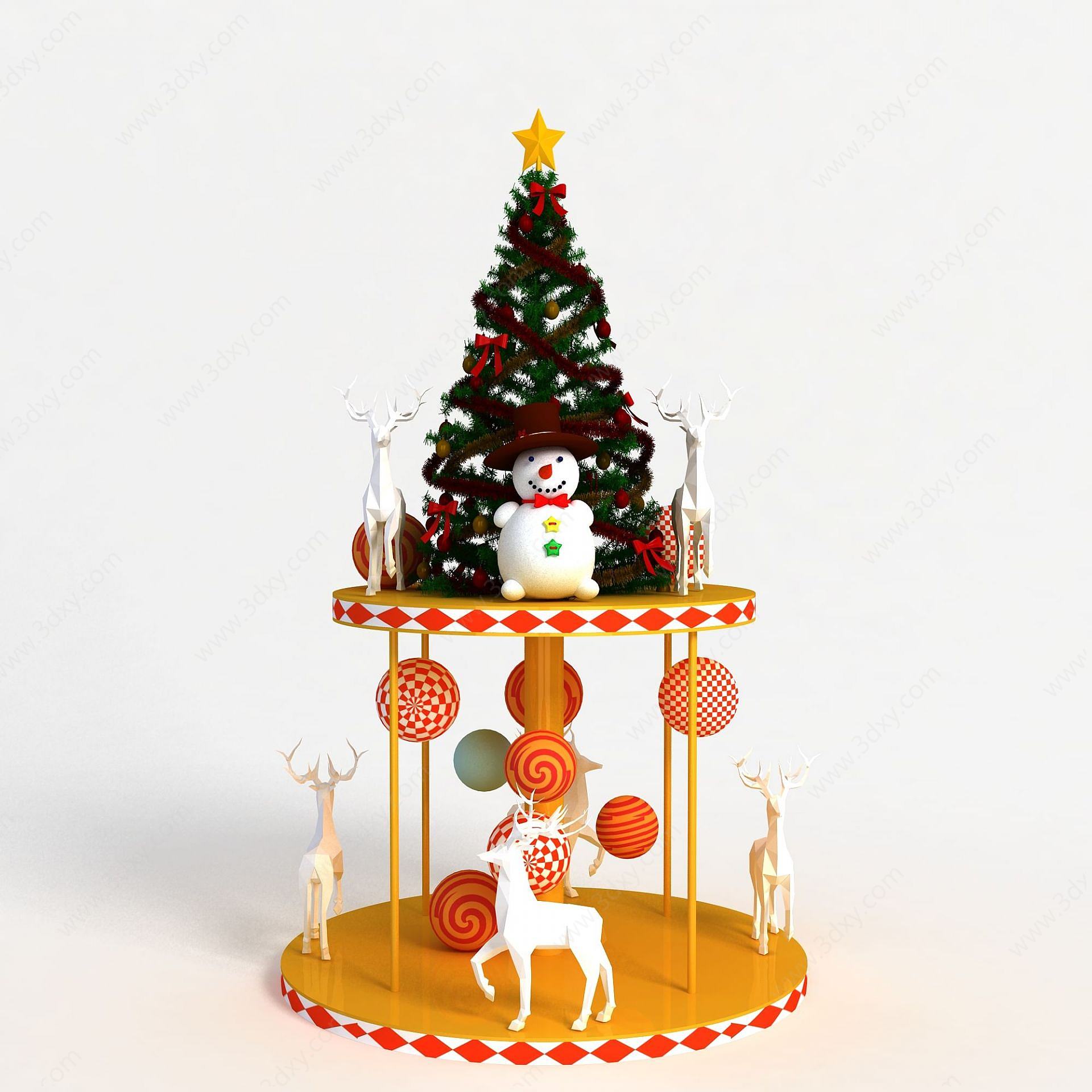 圣诞装饰品3D模型