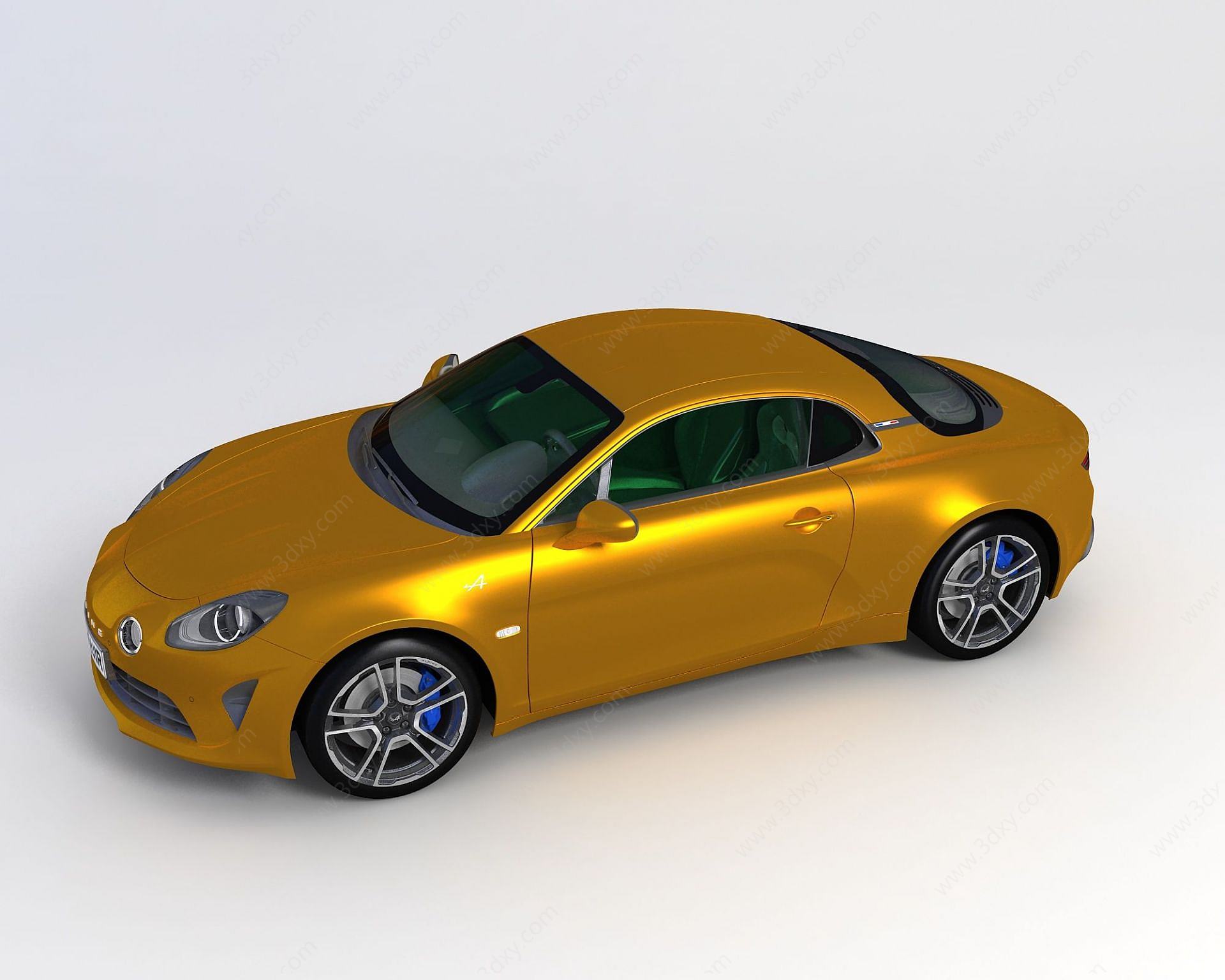 ﻿雷诺 Alpine 2018款3D模型