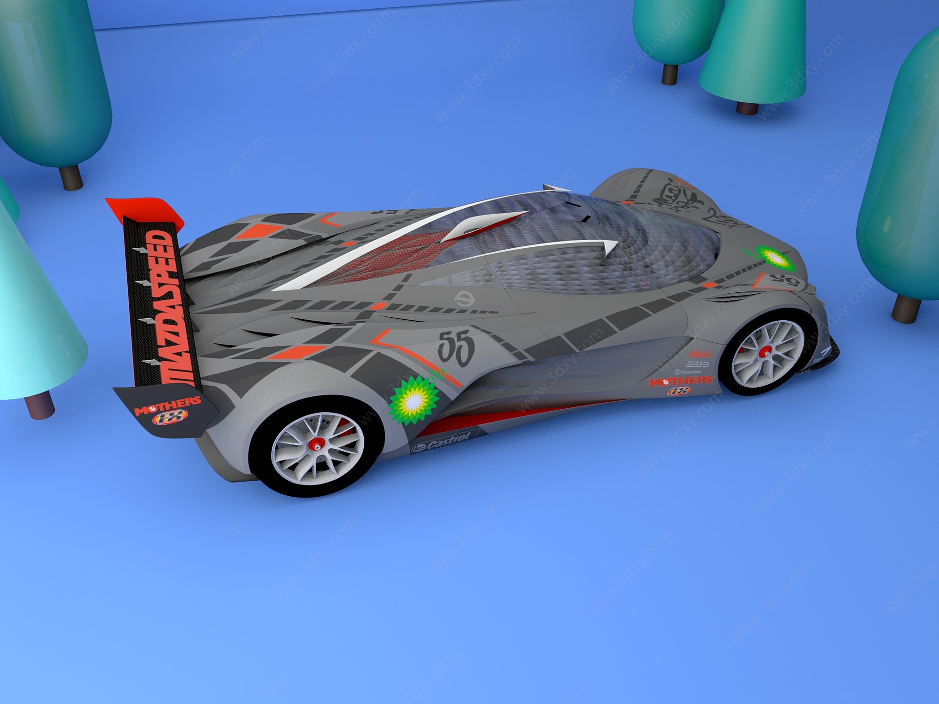 马自达Mazda汽车3D模型
