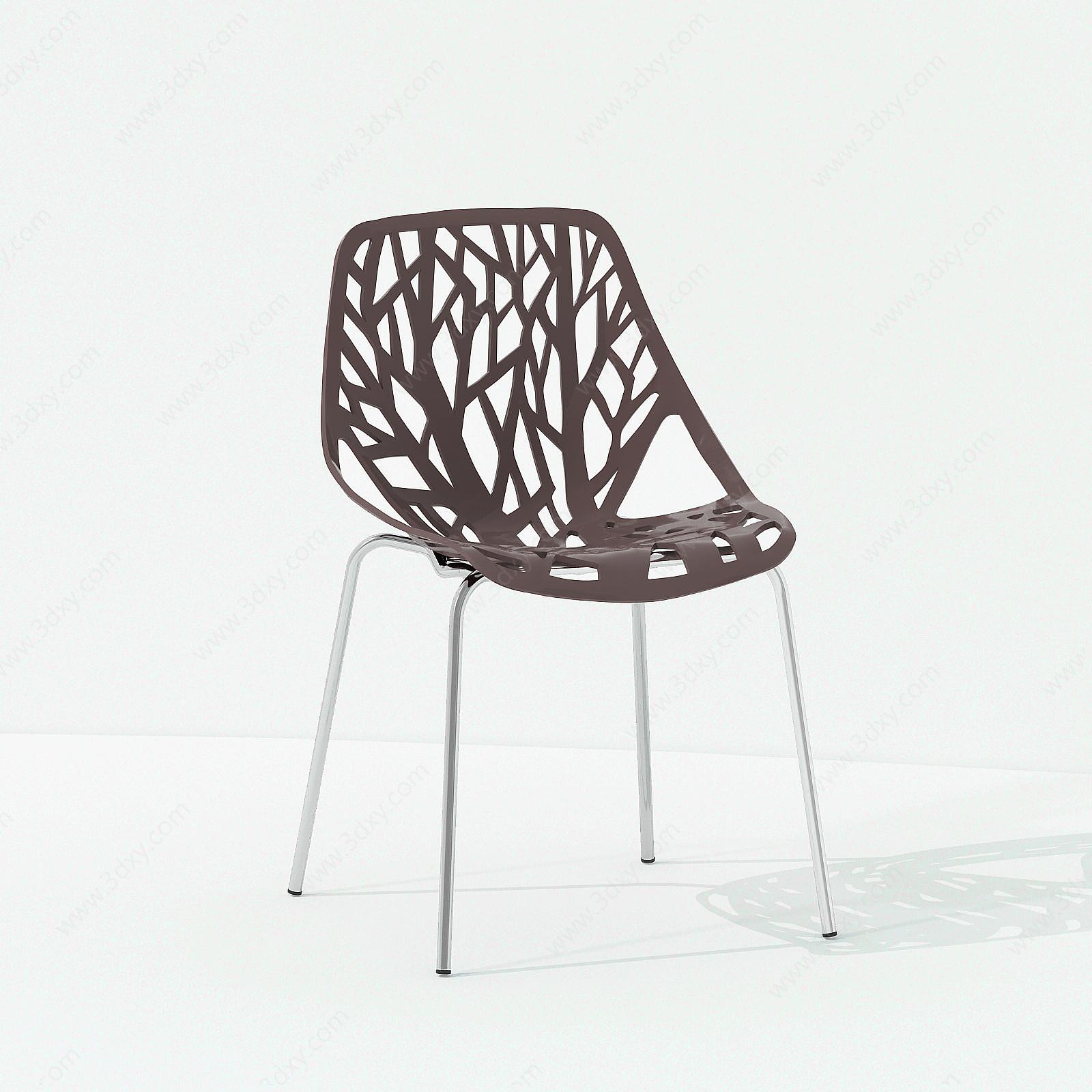 现代不规则网格休闲椅3D模型