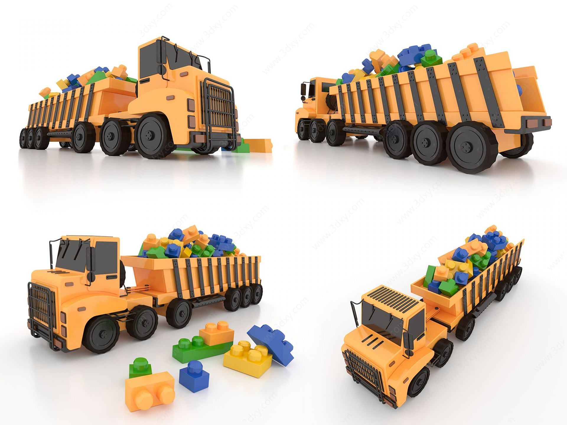 LEGO乐高积木玩具3D模型