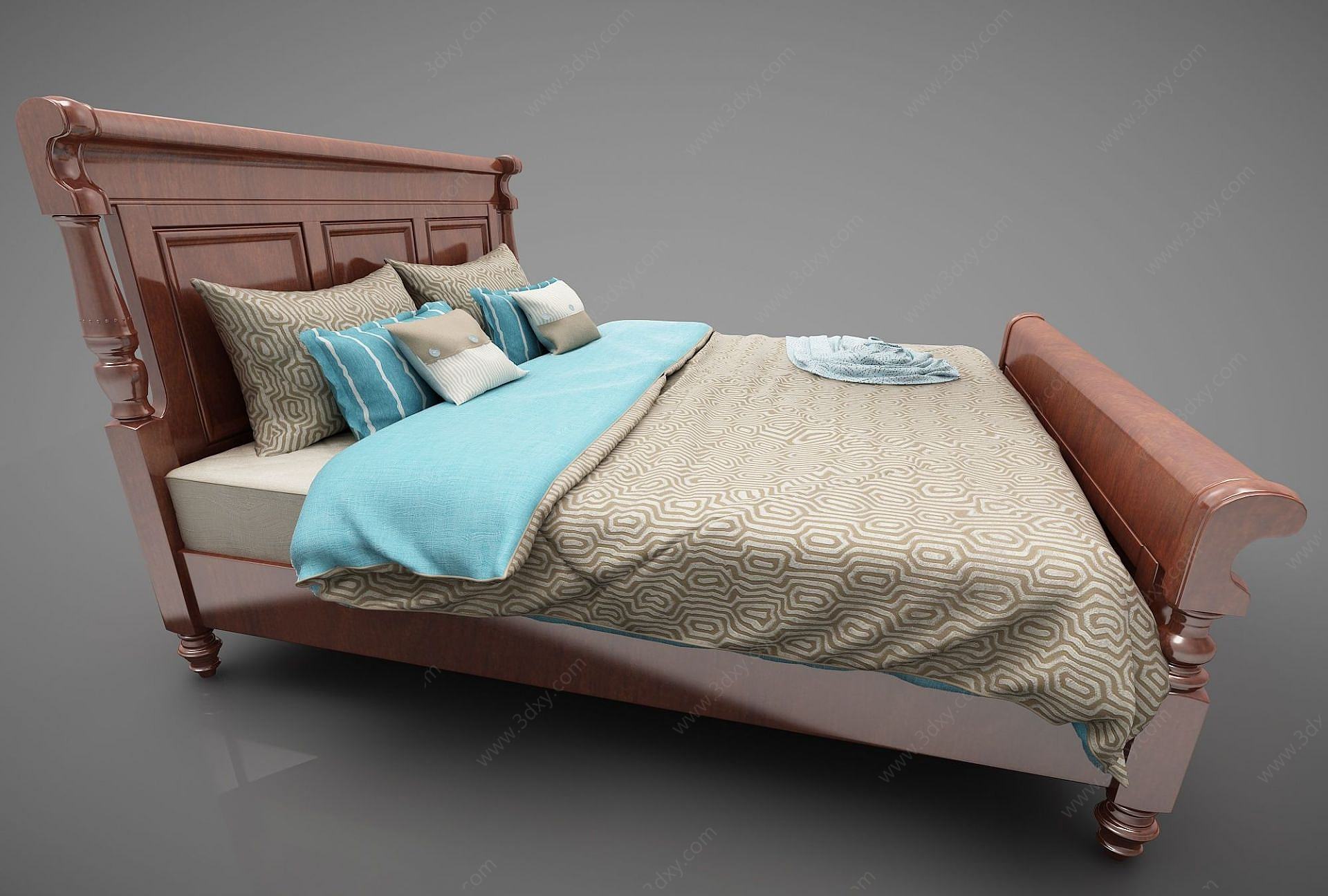 床架3D模型