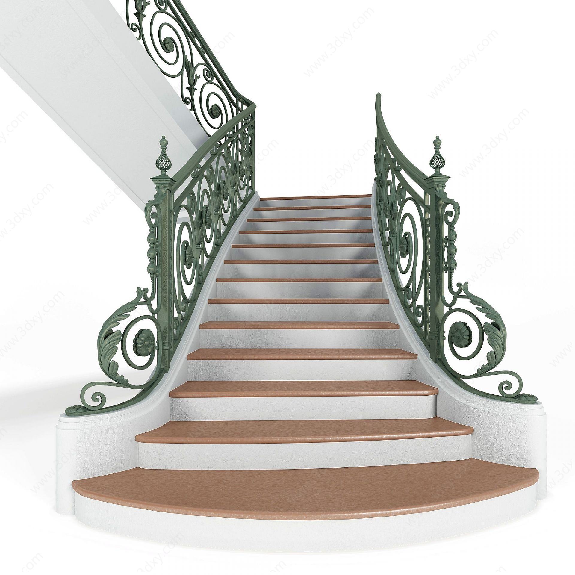 楼梯栏杆3D模型