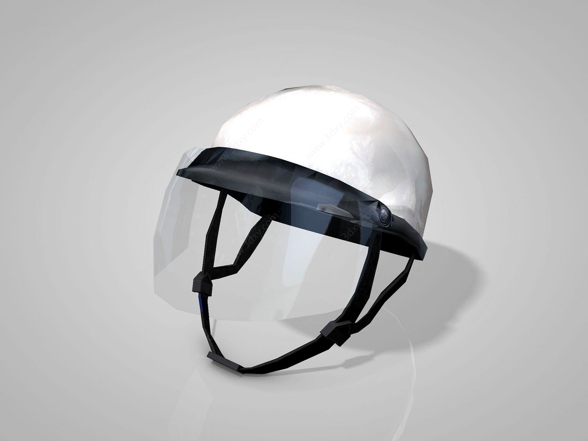 电动车头盔3D模型