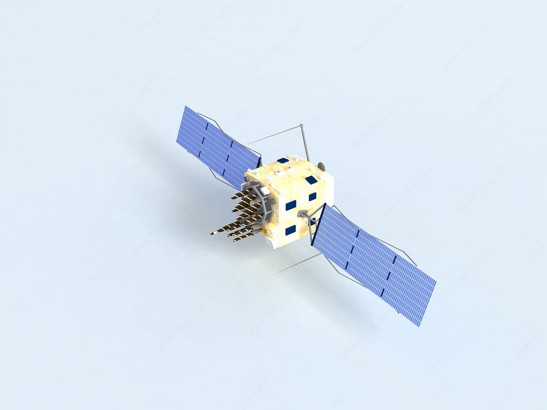 卫星GPS3D模型