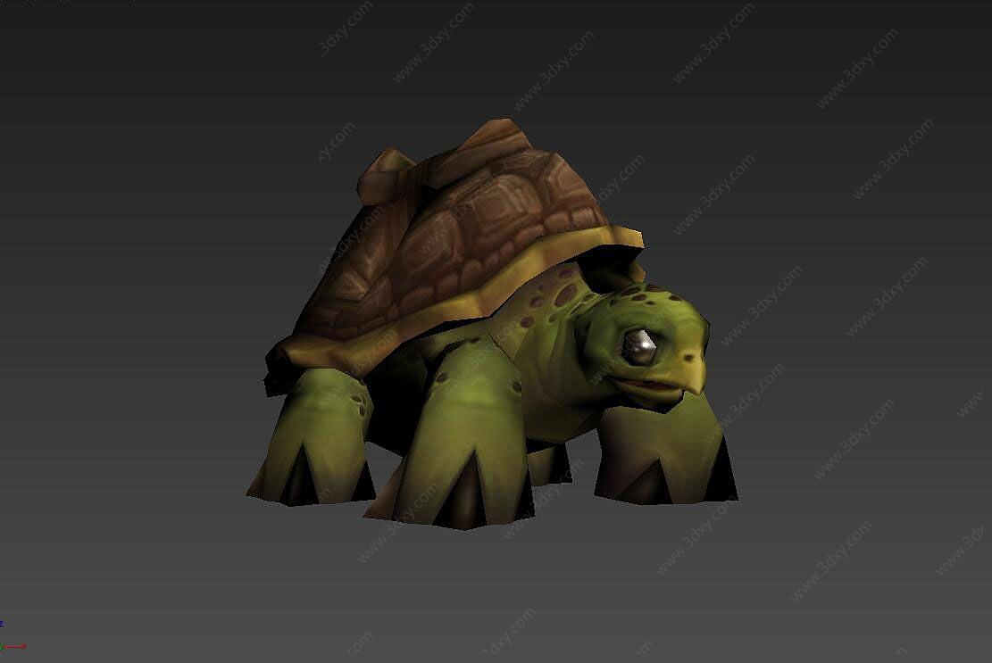 乌龟坐骑3D模型