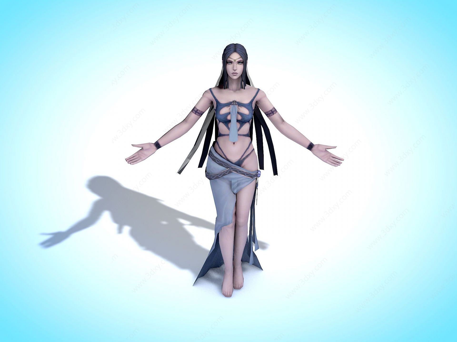 女神3D模型