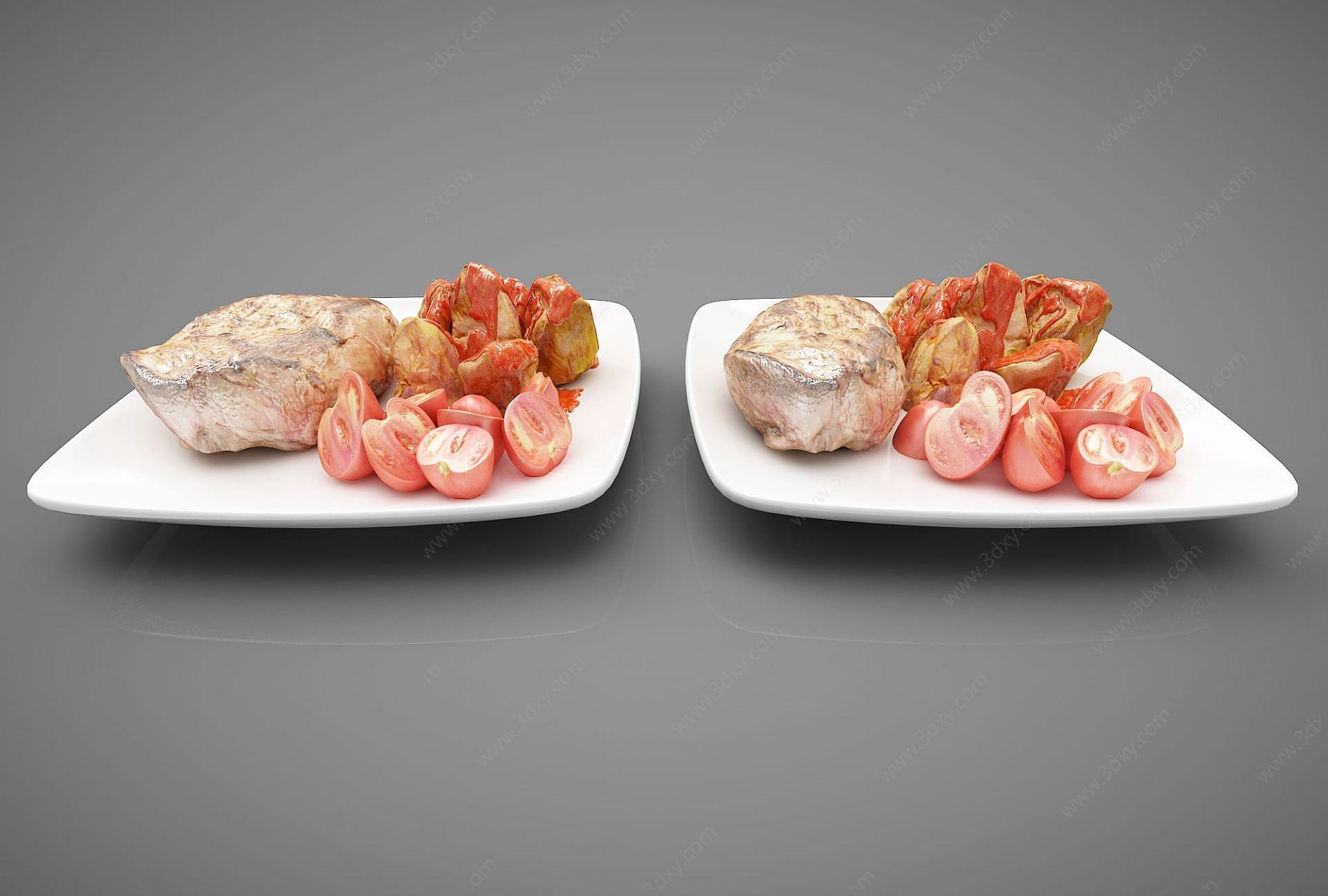 食物3D模型