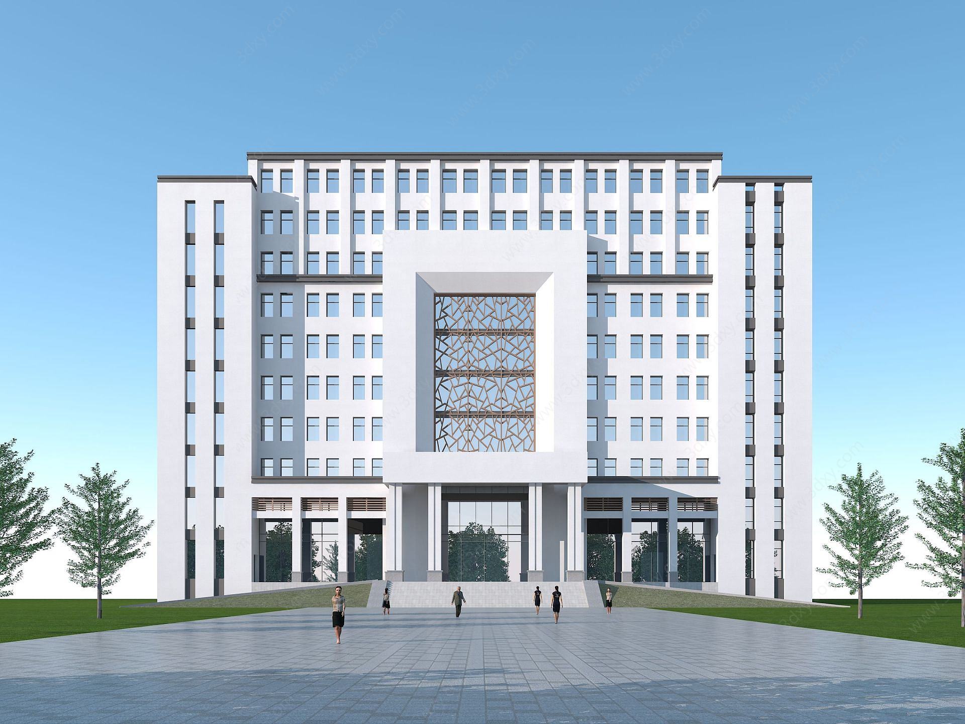 行政办公楼3D模型