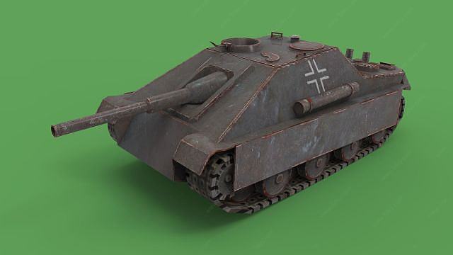 游戏端游坦克3D模型