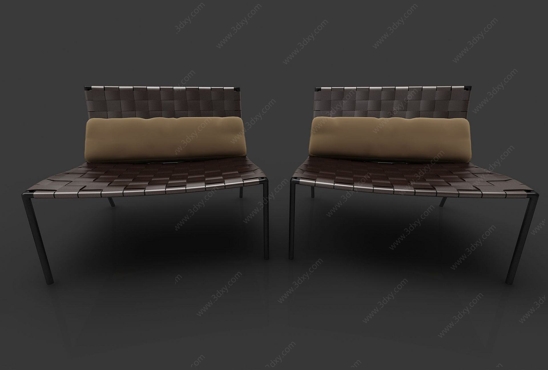 休闲椅3D模型