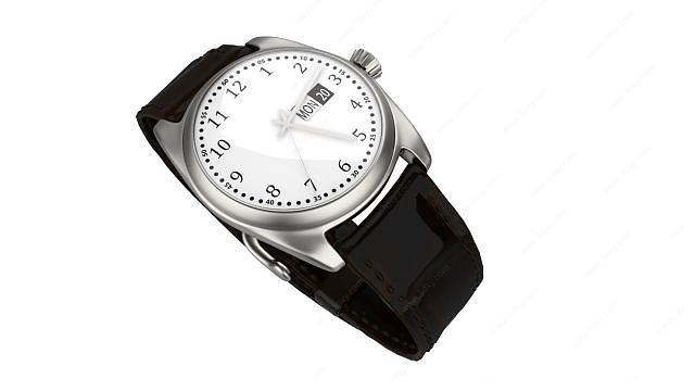 黑色手表3D模型