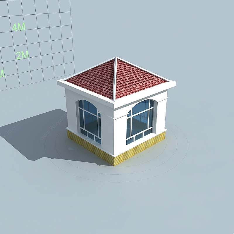 门卫小屋3D模型