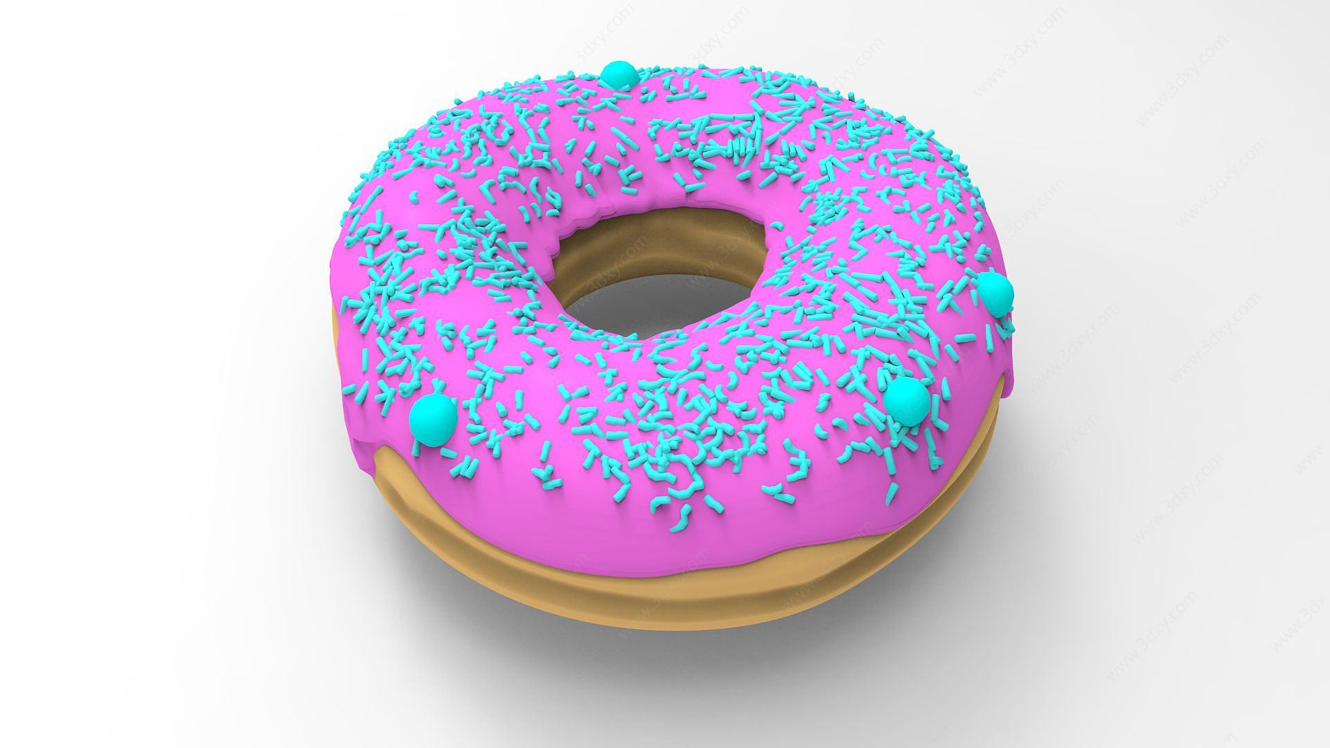 甜圈圈3D模型