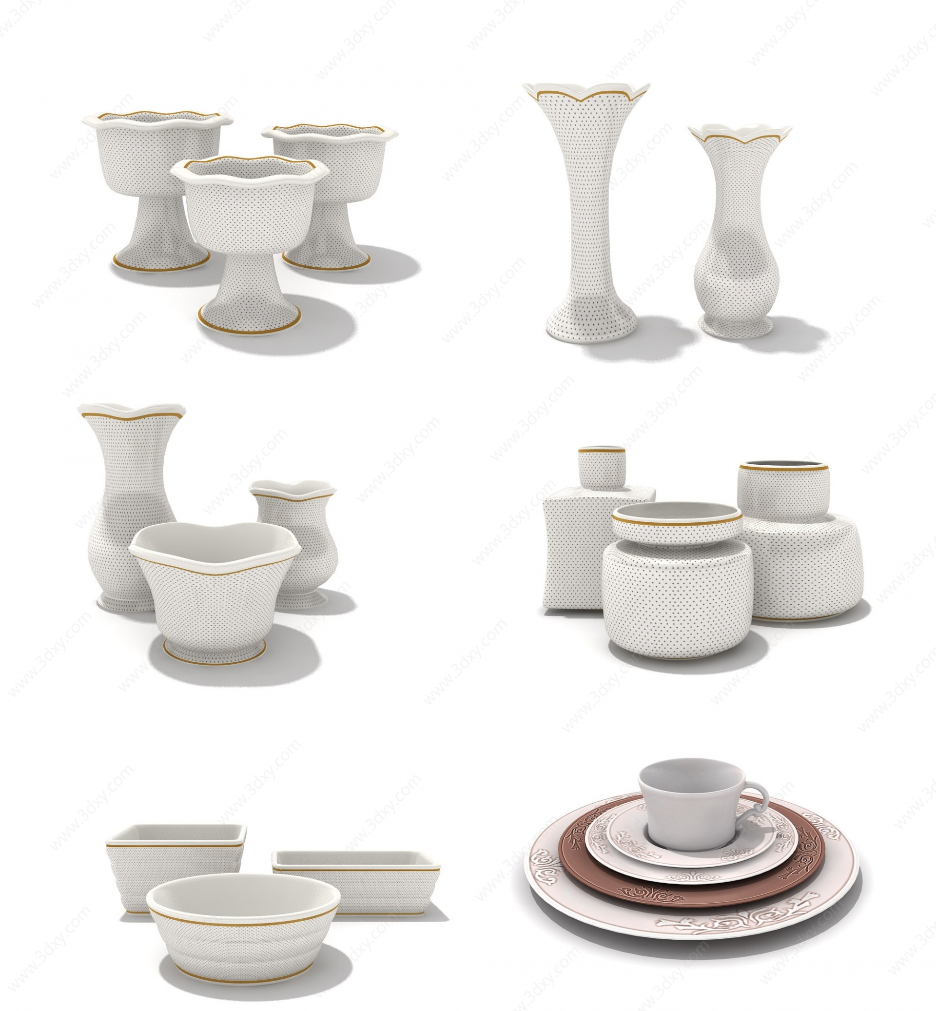 碗瓷器3D模型