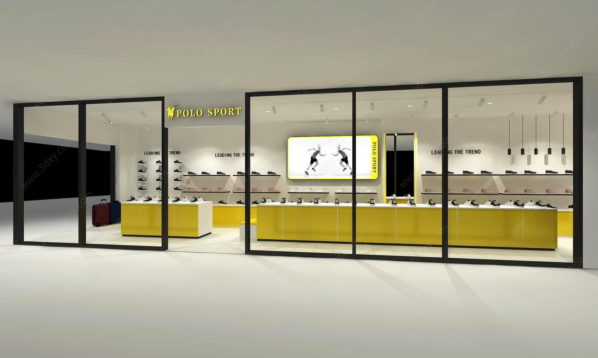 POLO运动鞋店3D模型