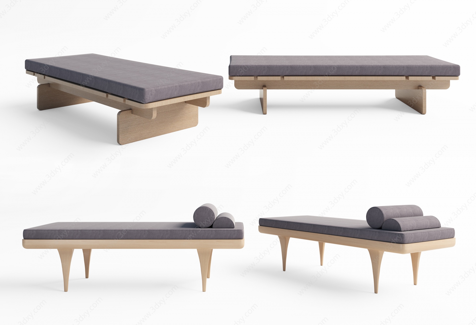床尾凳3D模型