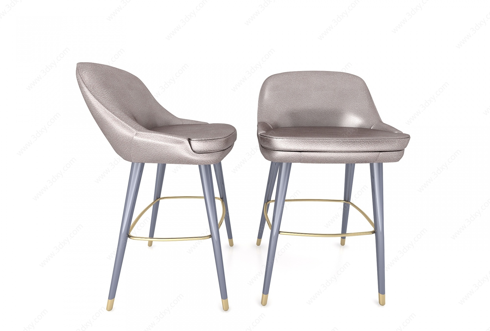 现代风格餐椅3D模型