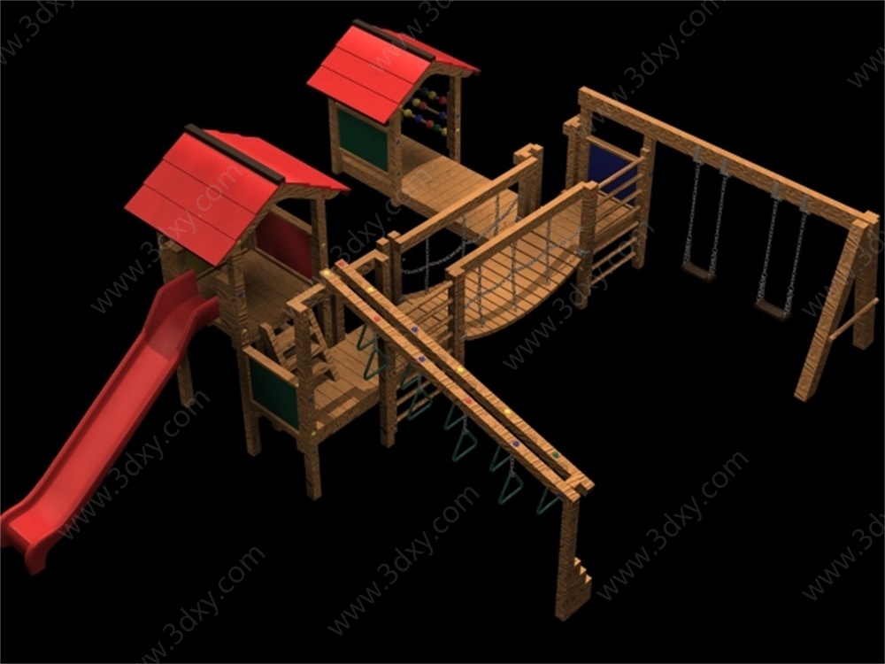 游乐设施3D模型