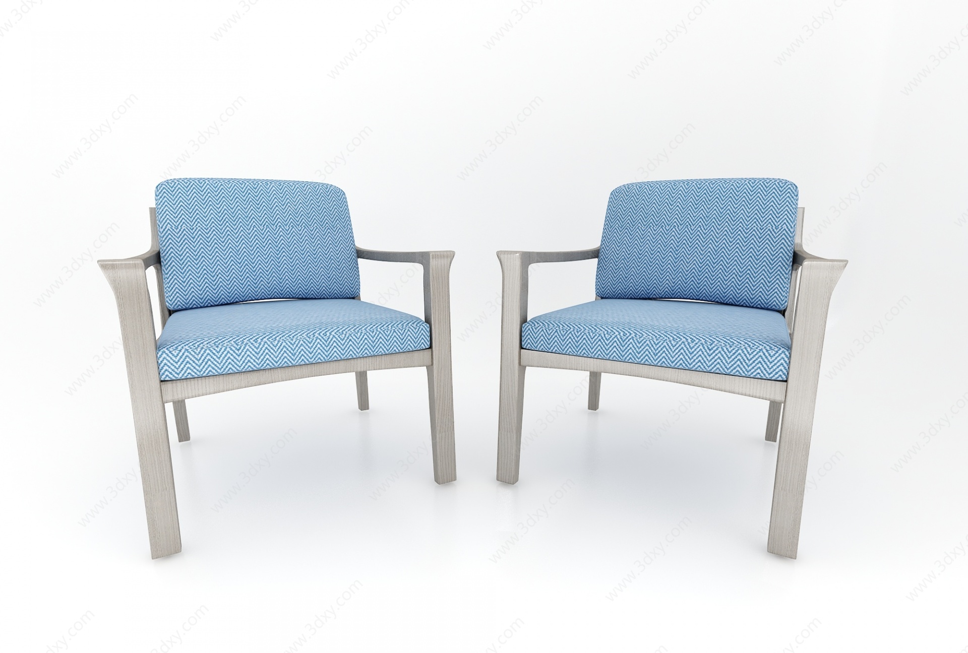 现代风格单人椅3D模型