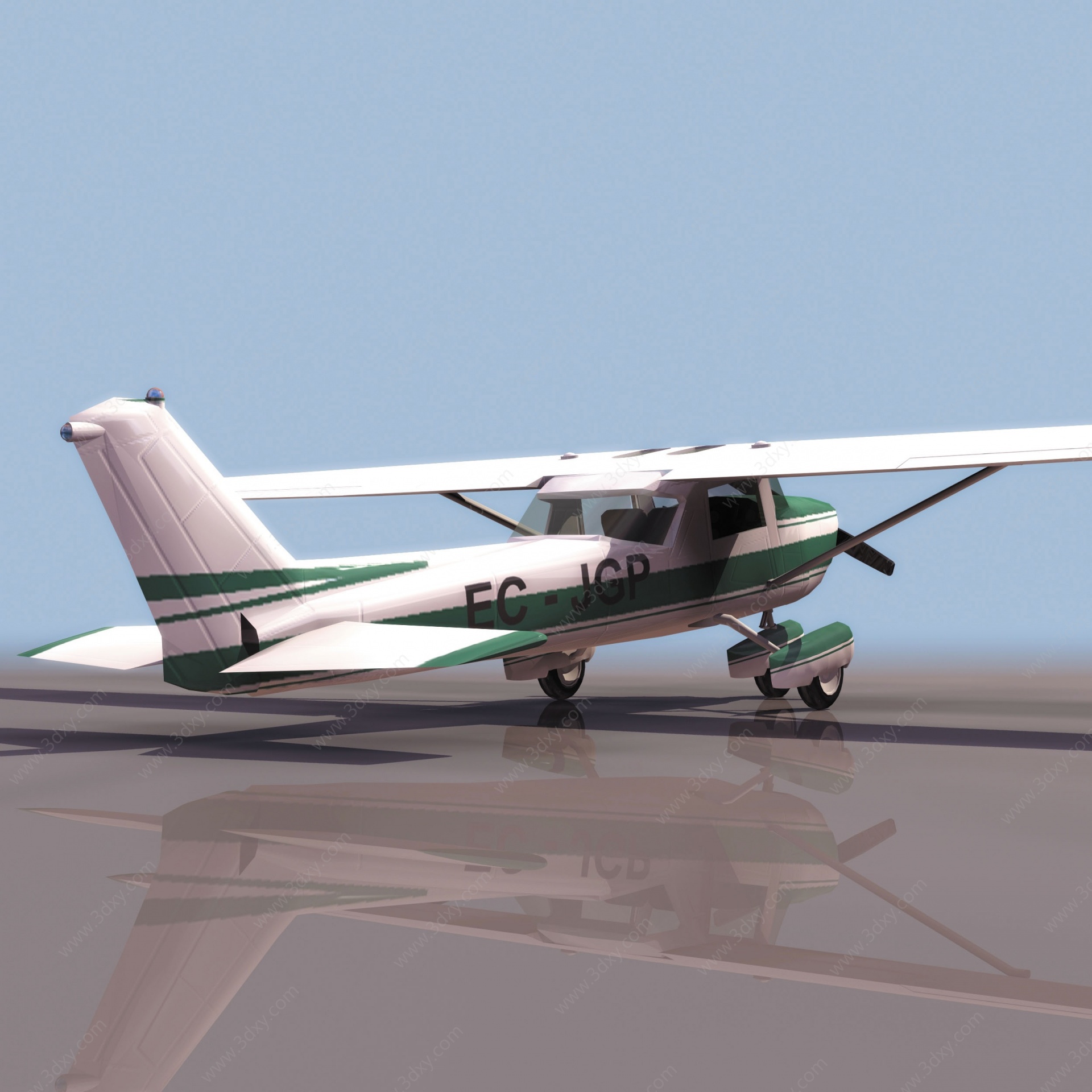 CESSNA喷洒飞机3D模型