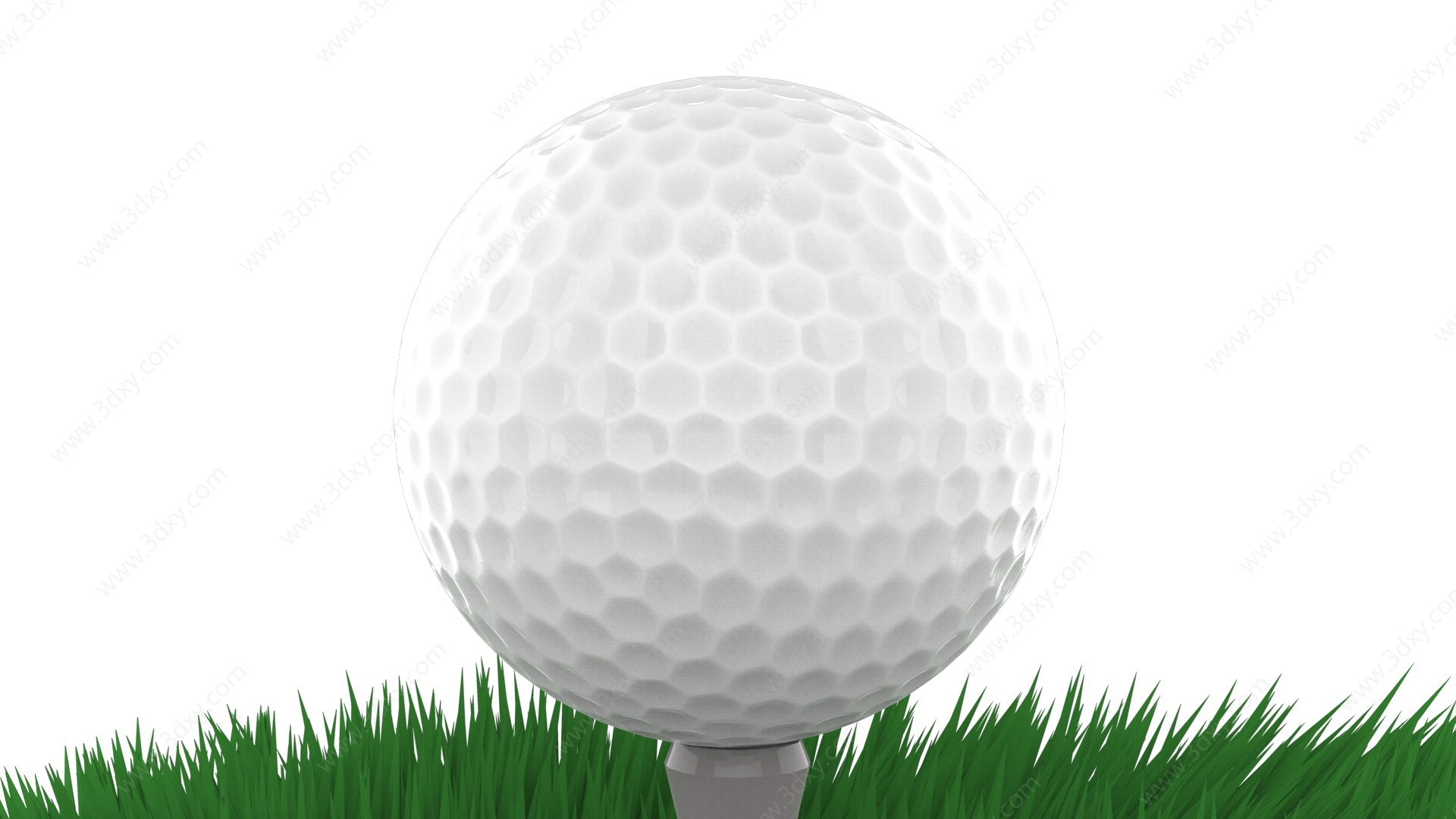 高尔夫球3D模型