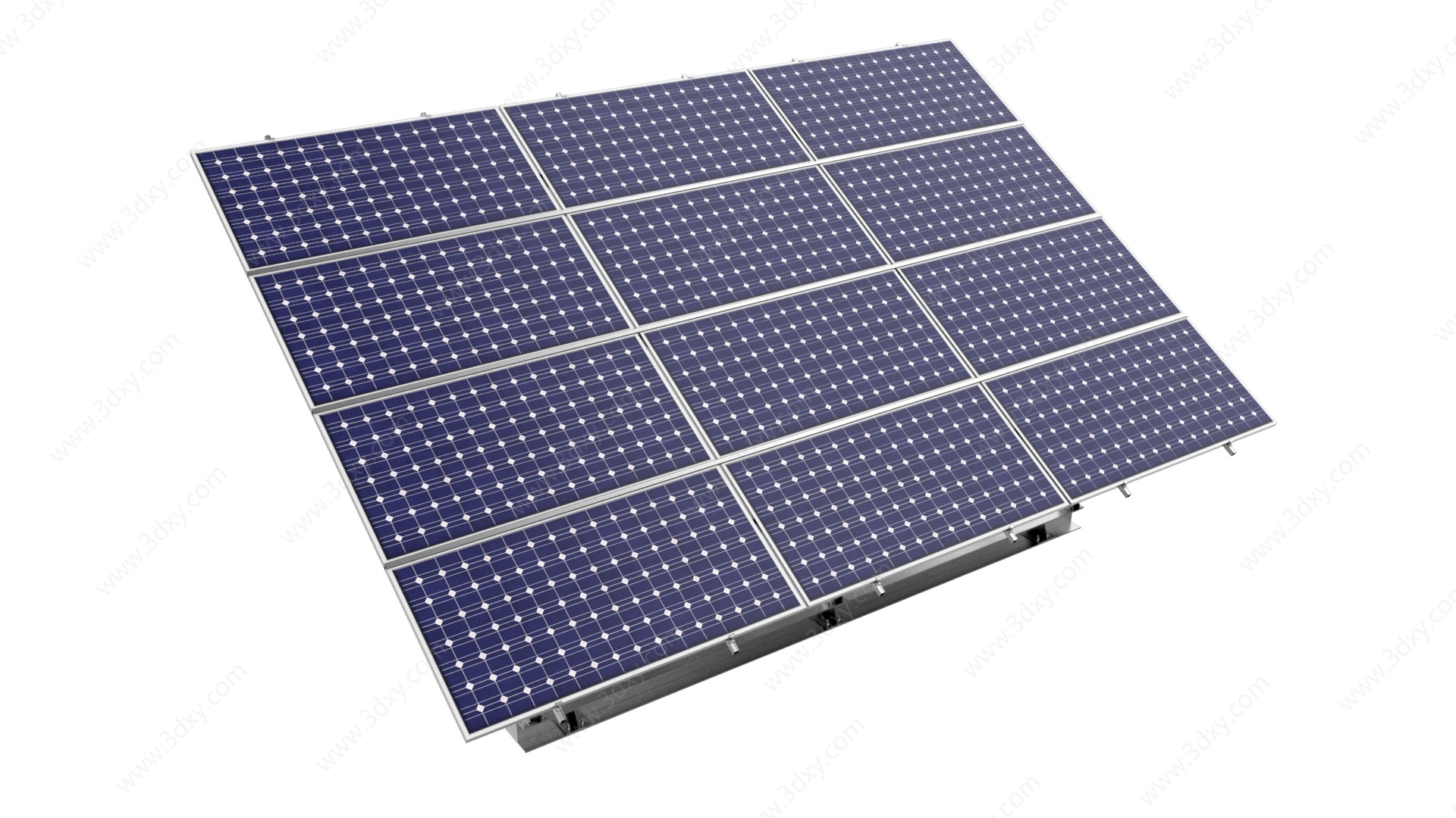 太阳能电板3D模型