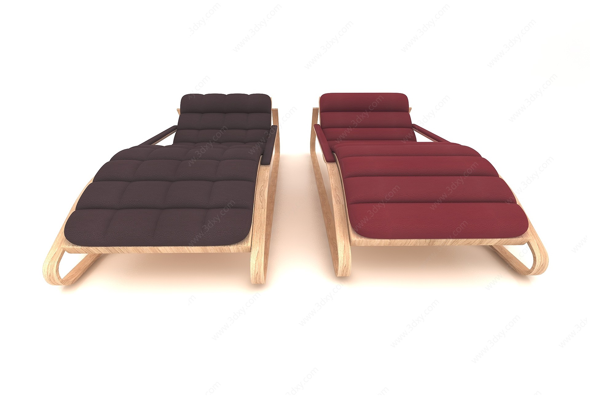 躺椅休闲椅3D模型