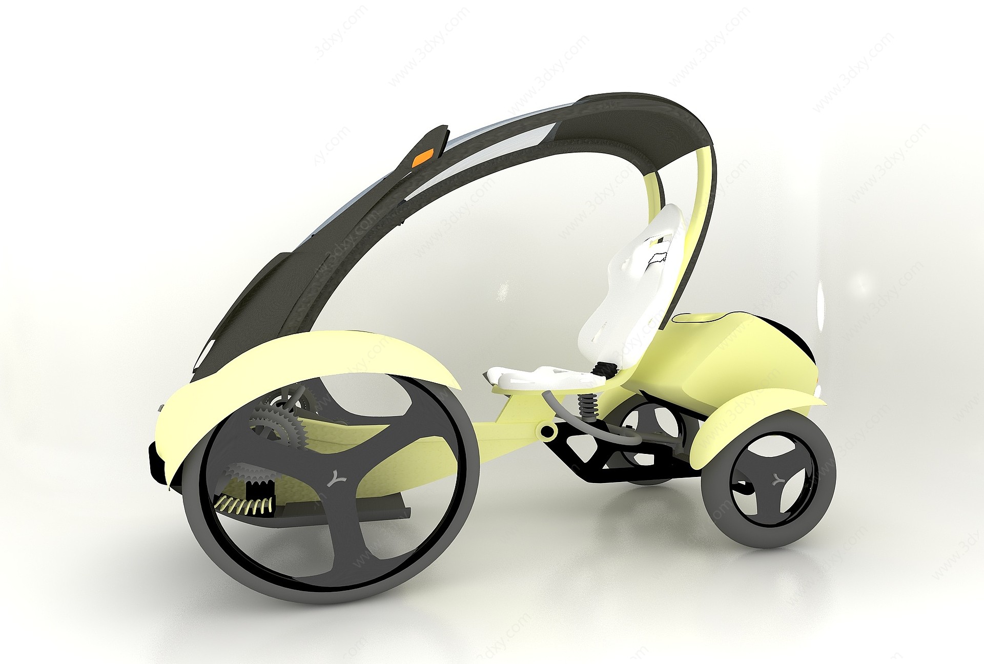 概念摩托车3D模型