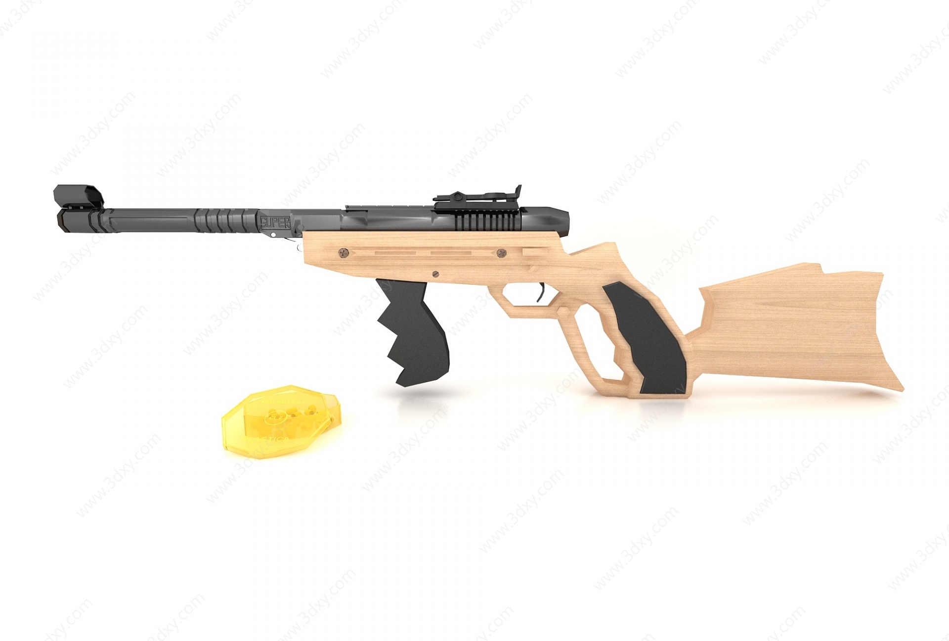 玩具仿真枪3D模型
