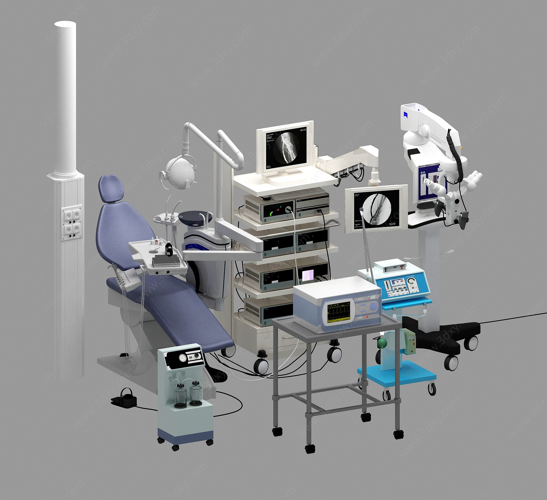 医院医疗器械3D模型