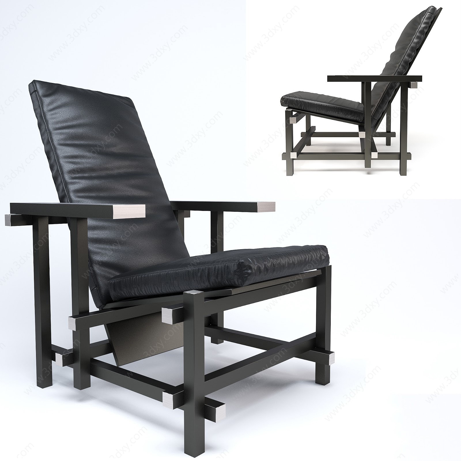 CASSINA现代休闲椅3D模型