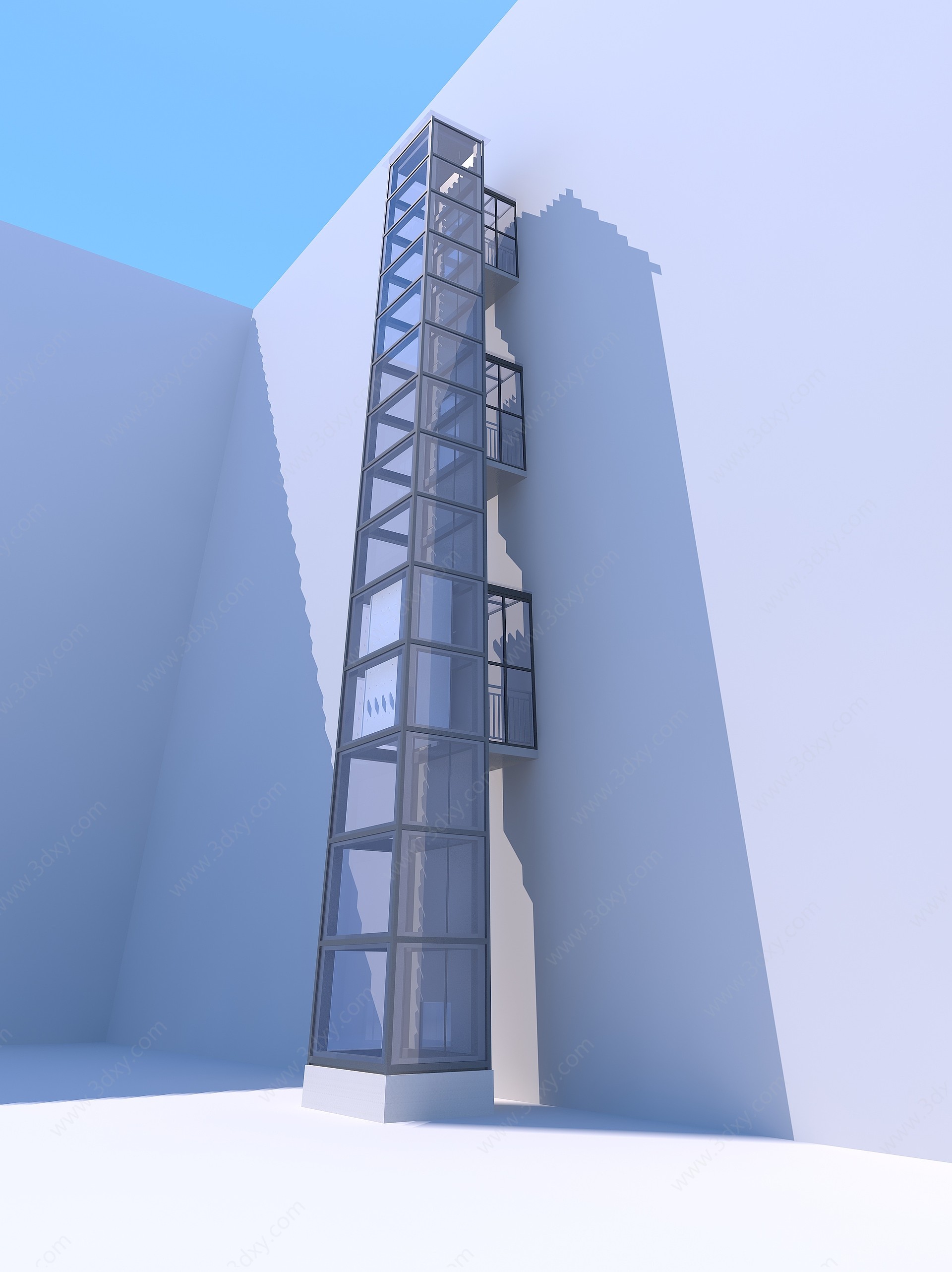 电梯3D模型