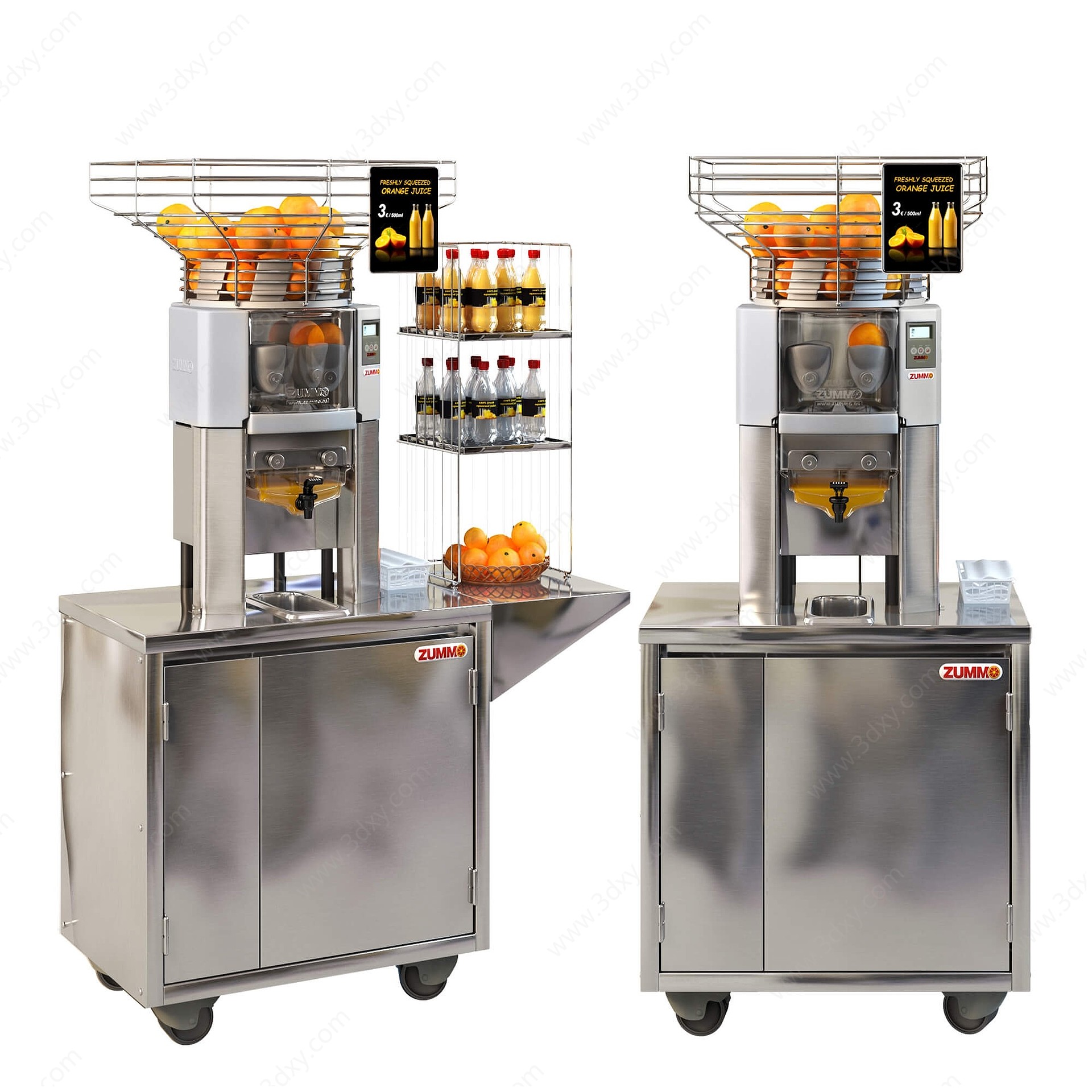 现代水果榨汁机3D模型