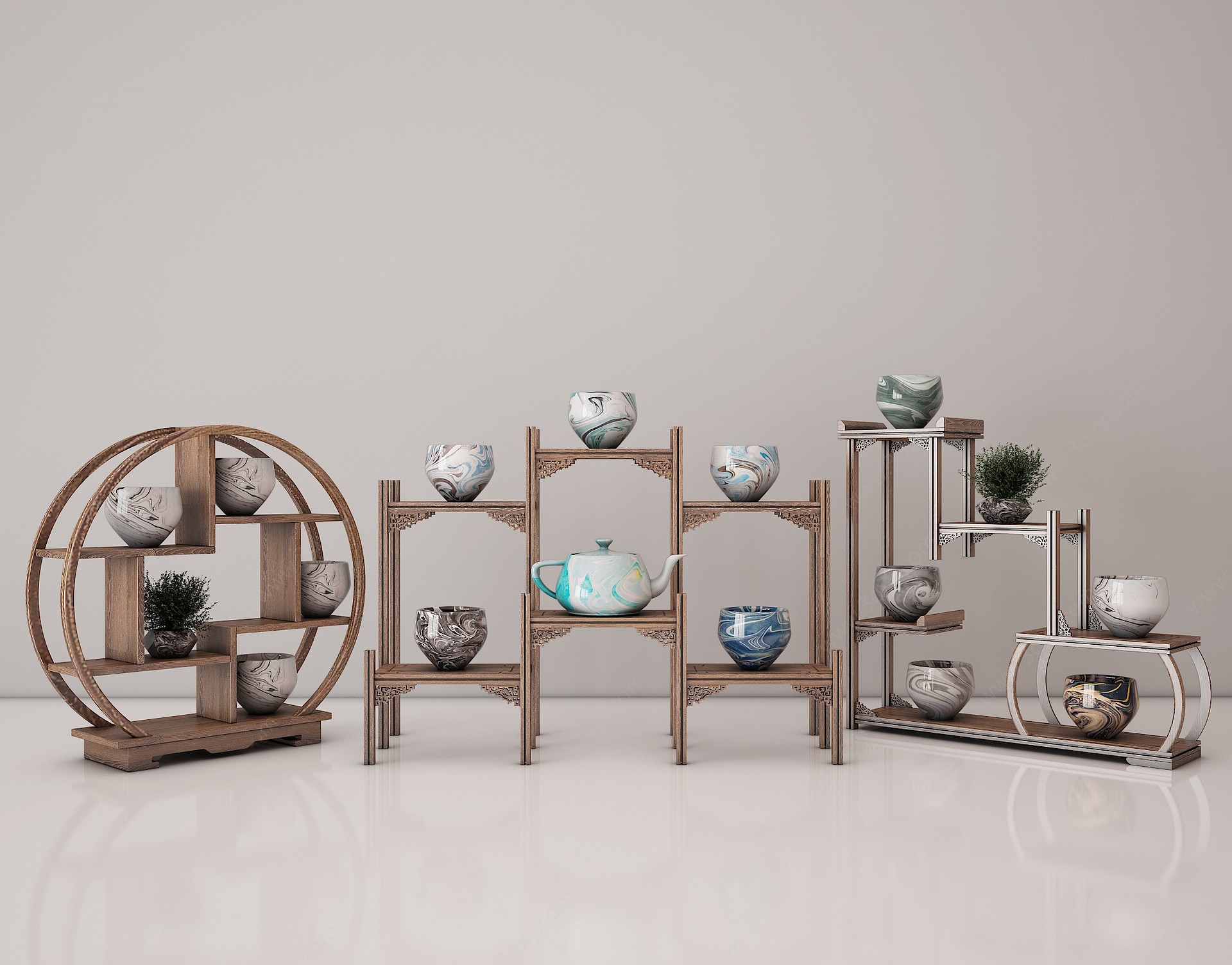 茶杯架3D模型