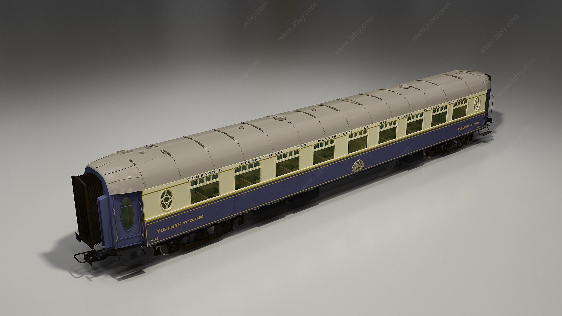 火车3D模型