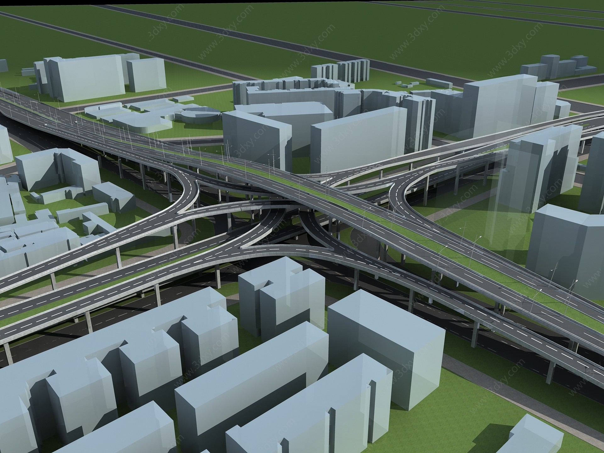 立交桥3D模型