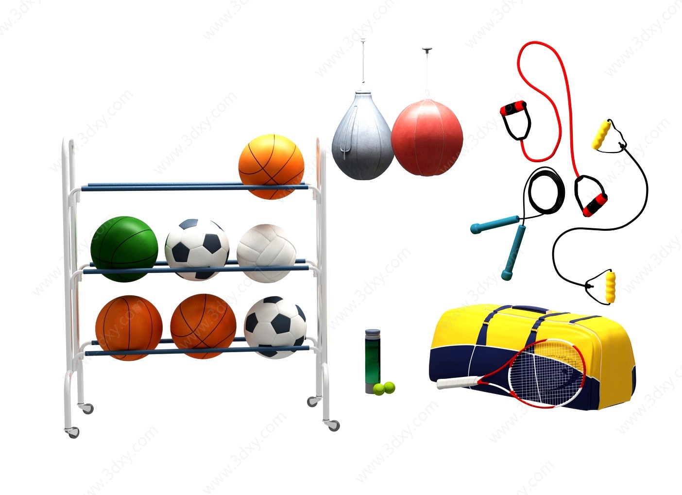 球类体育用品3D模型