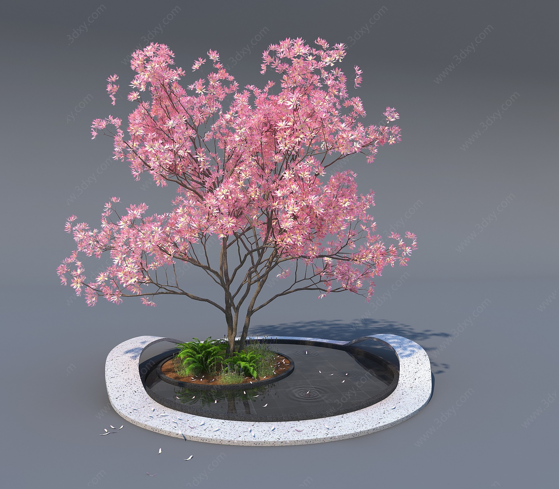 新古典树景观树3D模型