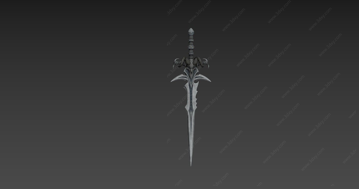 霜之哀伤宝剑3D模型