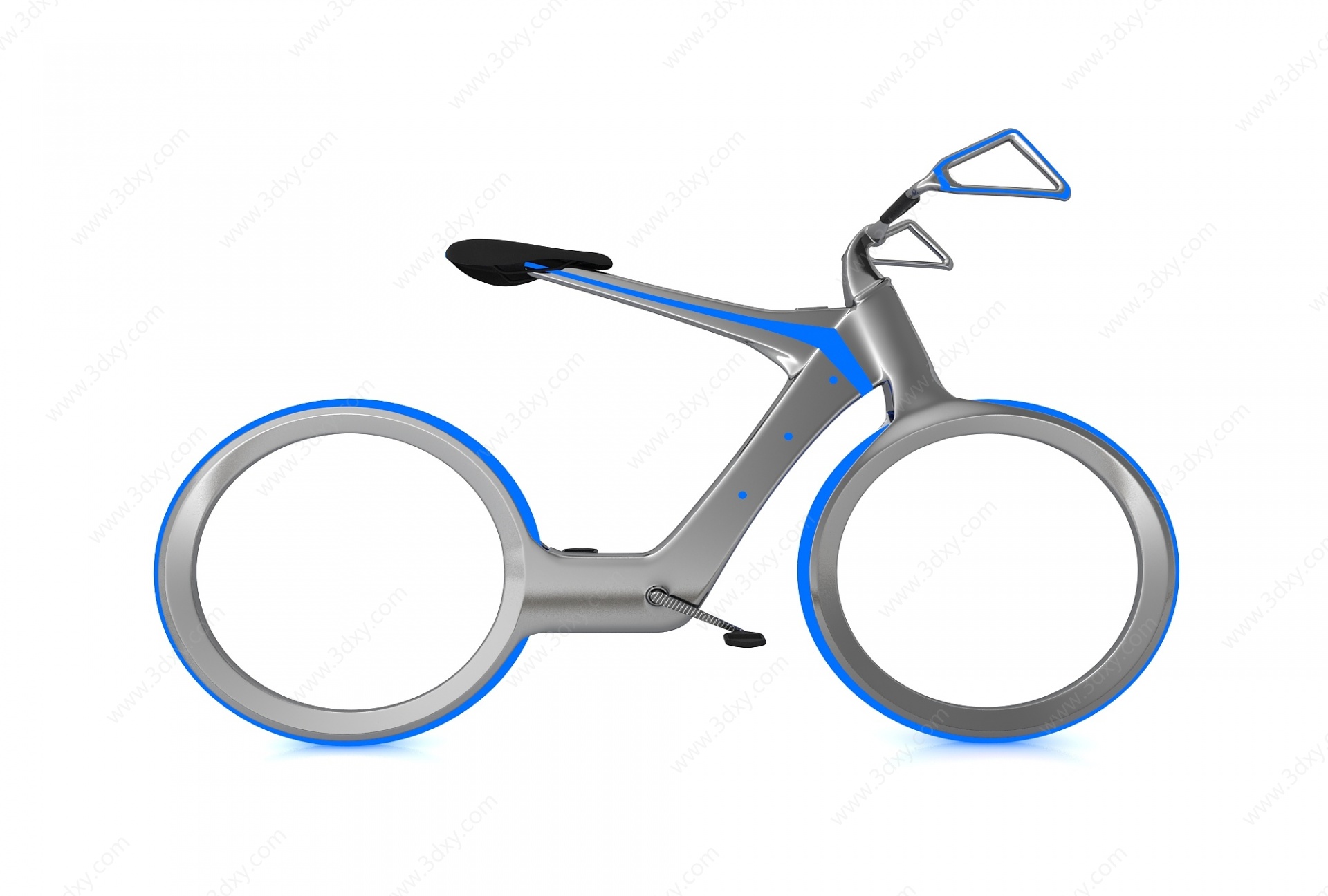自行车摆件3D模型
