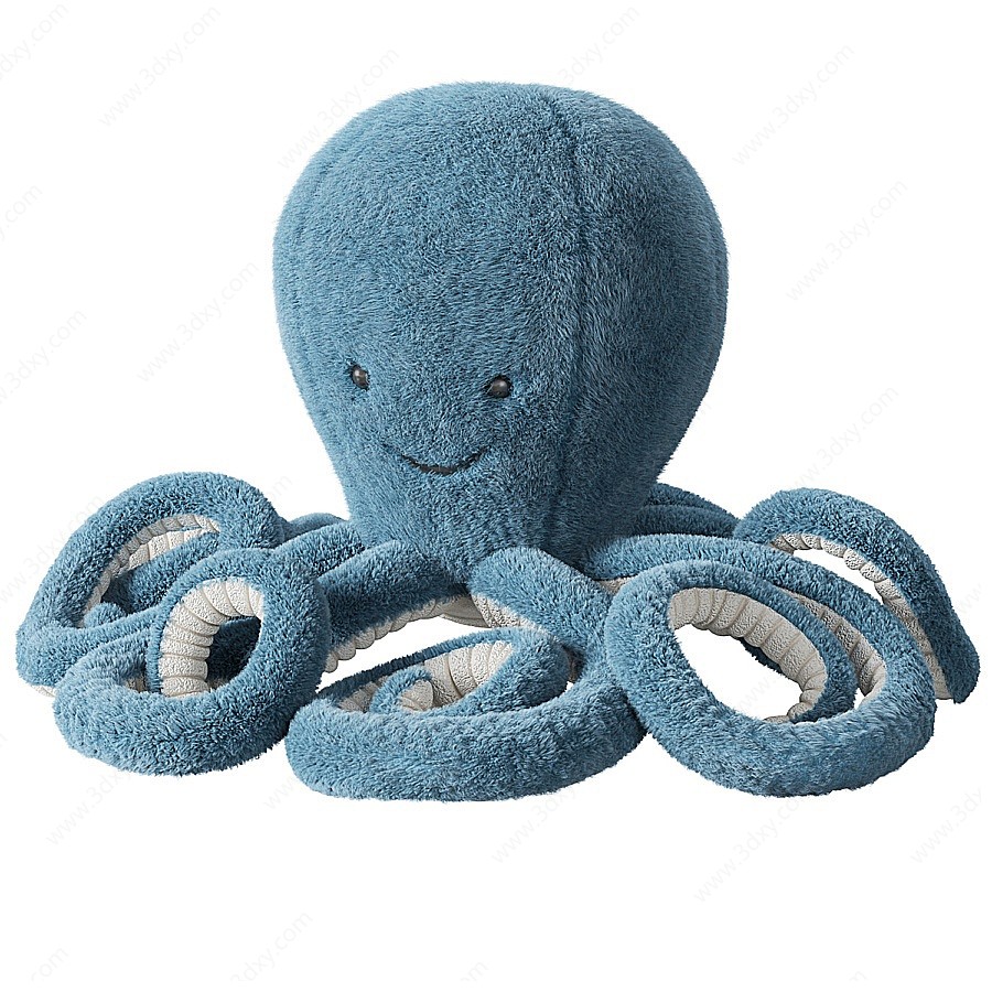 章鱼玩具3D模型