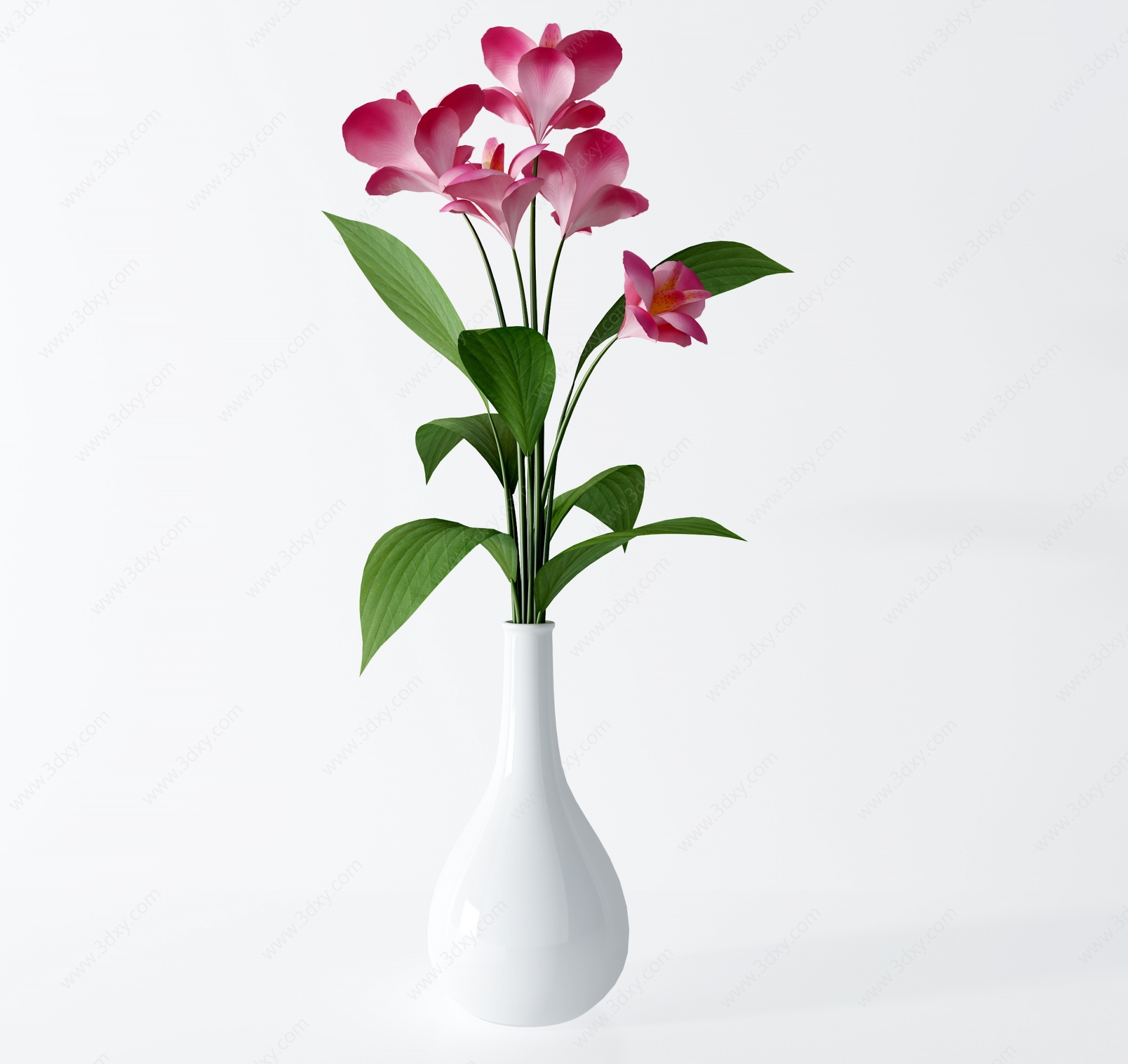 现代花瓶,3D模型