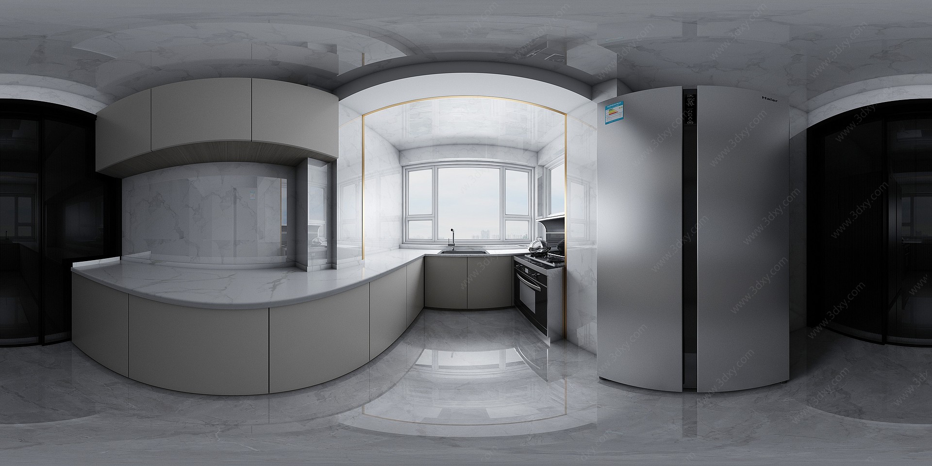 厨房全景3D模型