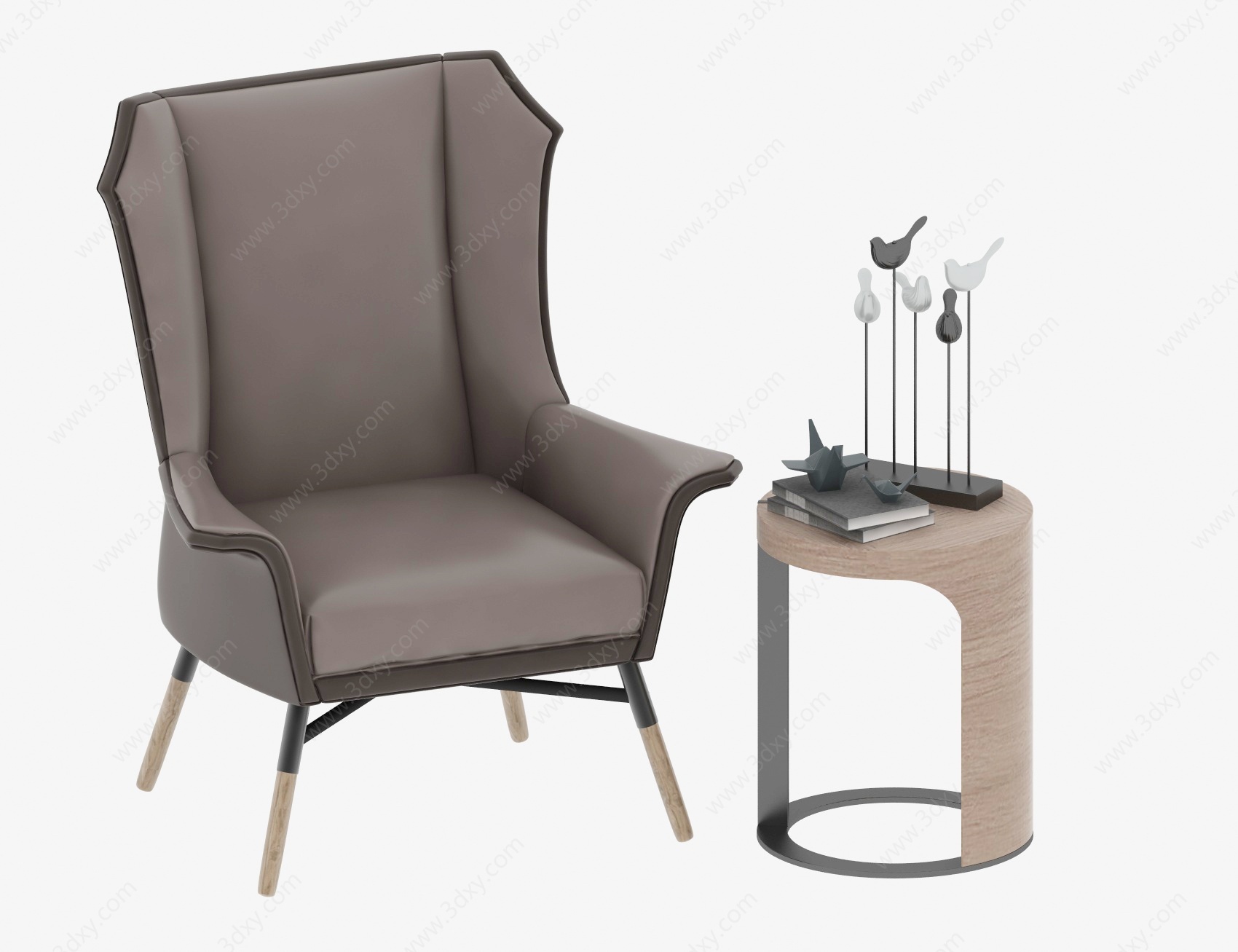 休闲风格的椅子3D模型